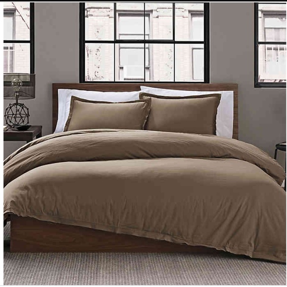 Bed Bath Beyond Bedding Garment Washed Solid Fq Duvet Cover